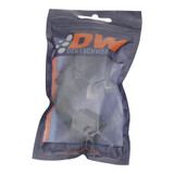 Deatschwerks 6-02-0860-B - 10AN Female Swivel 90-Degree Hose End PTFE (Incl Olive Insert) - Anodized Matte Black