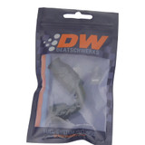 Deatschwerks 6-02-0872-B - 6 AN Female Flare Swivel 120-Degree Hose End PTFE - Anodized Matte Black