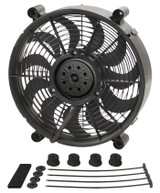 Derale 18212 - 12" High Output Single RAD Pusher/Puller Fan with Standard Mount Kit