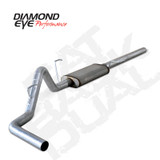 Diamond Eye K3320S - Cat Back Exhaust System For 04-08 Ford 150 5.4L 3 Inch Cat Back Single SinglePassExit Stainless