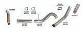 Diamond Eye K4129S - Filter Back Exhaust 07.5-10 Silverado/Sierra 2500/3500 LMM 4 inch Single Pass No Muffler Stainless