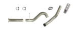 Diamond Eye K4130S - Filter Back Exhaust 07.5-10 Silverado/Sierra 2500/3500 4 inch Single Pass No Muffler Stainless