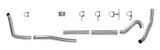 Diamond Eye K4332A-RP - Turbo Back Exhaust 00-03 Excursion 4 Inch Single Pass No Muffler Aluminized Diesel Exhaust