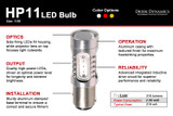 Diode Dynamics DD0003S - 1156 LED Bulb HP11 LED Cool White Single