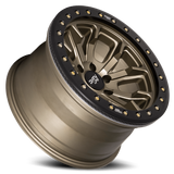 Dirty Life 9303-7983MGD12 - Race Wheels DT-1 9303 Satin Gold W/Simulated Ring 17X9 6-139.7 -12Mm 106Mm