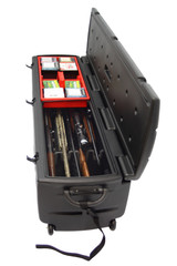 DU-HA 70114 - DÜHA Tote Gun and Gear Truck Storage Box - Heavy-Duty, Portable Rolling Tool Box or Gun Case for SUV's, Vans, Pickup Trucks, and More - Includes Slide Bracket 