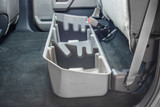 DU-HA 20111 - DÜHA Under Seat Storage fits 2015-2025 Ford F150 SuperCrew & 2017-2025 Ford F250 F350 F450 F550 Super Duty Crew Cab - Heavy-Duty Back Seat Organizer – Light Gray
