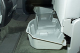 DU-HA 10303 - DÜHA Under Seat Storage fits 14-18 Chevy Silverado/GMC Sierra Light Duty Crew Cab & 15-19 Heavy Duty Crew Cab - Heavy-Duty Back Seat Organizer - Brown