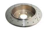 DBA DBA2537X - 07-16 Jeep JK Wrangler & Rubicon w/HD Brakes Street Series Rear Cross Drilled & Slotted Rotor