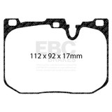 EBC DP82130RP1 - Racing 2012+ BMW 1 Series (F) RP-1 Race Front Brake Pads