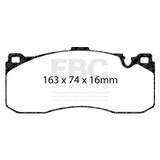 EBC DP81995RP1 - Racing 11-13 BMW 1 Series (E82) Coupe RP-1 Race Front Brake Pads