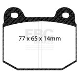 EBC DP8197/2RPX - Racing 1996+ Lotus Elise (Series 1-3) RP-X Race Front Brake Pads