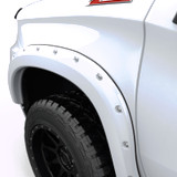 EGR 791654-GAZ - 2023+ Chevrolet Silverado 1500 Bolt-On Look Fender Flares - Summit White (Set of4)