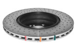 DBA DBA42281SLVXD - 11-12 BMW 1M (E82) Rear Slotted & Dimpled 4000 Series Rotor