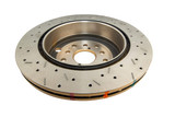 DBA DBA42656XS-10 - 08-10 STi/2017 BRZ w/Perf. Pkg. Dual-Drilled Rear Drilled & Slotted 4000 Series Rotor