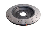 DBA DBA42969BLKXS - 2016-2017 Ford Focus RS Rear Drilled & Slotted 4000 Series Rotor