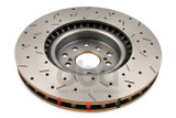 DBA DBA4654XS-10 - 04-12 Subaru STi/2017 BRZ w/Perf. Pkg. 10 Stud Hole Front Drilled & Slotted 4000 Series Rotor