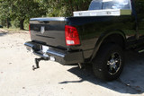 Fab Fours DR03-T1050-1 - Black Steel Ranch Rear Bumper