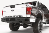 Fab Fours FF15-W3251-1 - Premium Rear Bumper; 2 Stage Black Powder Coated; w/Sensors;