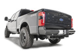 Fab Fours FS23-U5950-1 - Elite Rear Bumper; Black Steel;