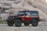 Fabtech K4047M - 07-18 Jeep JK 4WD 2-Door 3in Sport System w/Stealth Shocks
