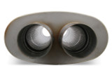 FlowMonster 12599-FM - 409SS OVAL CASE ABSORPTION MUFFLER