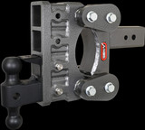 GEN-Y Hitch GH-1824 - Gen-Y The Boss Torsion-Flex 3in Shank 6in Drop 21K Hitch w/GH-061 Dual-Ball/GH-062 Pintle Lock