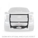 Go Rhino 32961T - 18-20 Ford F-150 3100 Series StepGuard Winch Plate Kit (Req. 3296T or 3296MT) - Tex. Black