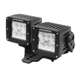 Go Rhino 731230T - 18-20 Jeep Wrangler JL/JLU/Gladiator JT Light Mount - Two 3in Cubes