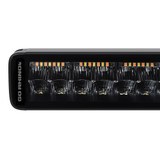 Go Rhino 754004012CDS - Xplor Blackout Combo Series Dbl Row LED Light Bar w/Amber (Side/Track Mount) 40in. - Blk