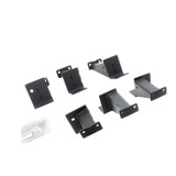 Go Rhino FSDSS4505T -  Dominator Xtreme D6 SideSteps With Frame Mounted Bracket Kit - Textured Black