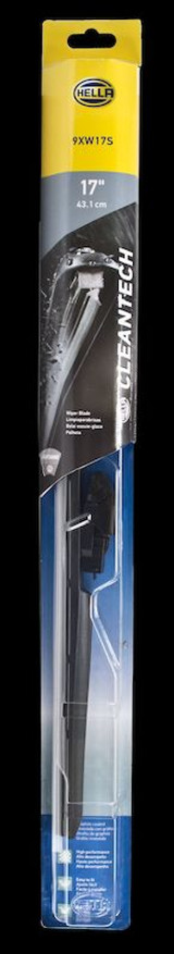 Hella 358054171 - Clean Tech Wiper Blade 17in - Single Hella 358054171 - Clean Tech Wiper Blade 17in - Single
