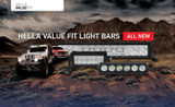 Hella 357208001 - Value Fit Sport 8in Light - 36W Dual Row Flood Beam - LED