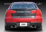 HKS 31008-BM001 - 08-09 Evo 10 Hi-Power Dual Tip Catback Exhaust