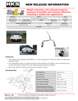 HKS 31019-AM111 - Hi-Power SPEC-L2 CZ4A 4B11