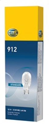 Hella 912 - Bulb  12V 13W W2.1X9.5d T5