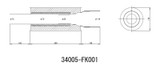 HKS 34005-FK001 - Universal Stainless Hi Power 170mm Titanium Muffler