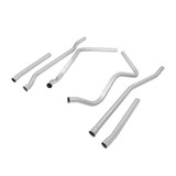 Hooker 16523HKR - Dual Competition Header Back Exhaust System Kit