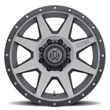 Icon 1820908055TT - Rebound 20x9 8x6.5in 12mm Offset 5.5in BS Titanium Wheel