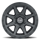 Icon 1818909060DB - Rebound 18x9 6x5.5 25mm Offset 6in BS 95.1mm Bore Double Black Wheel
