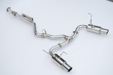 Invidia HS22WRXGTP - 2022+ Subaru WRX N1 Twin Outlet Single Layer SS Tip Cat-Back Exhaust