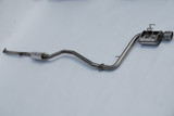 Invidia HS22HC6Q31RSL - 2022+ Honda Civic Sport (2.0N/A) 60mm Q300 Cat Back Exhaust - Rolled SS Tips