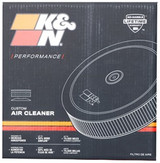 K&N 60-1170 - 5 1/8in Flange 11in OD 3 1/4in Height w/ Vent Custom Air Cleaner Assembly