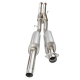 Kooks 13624100 - 3" SS Cat-Back w/Resonators. 2017 F150 Raptor EcoBoost. Connects to OEM