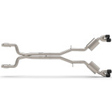 Kooks 22605361 - 3" SS GREEN Catted Header-Back Exh. w/Black Quad Tips. 2016-2024 Camaro SS/ZL1