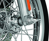 Kuryakyn 1219 - Twisted Axle Caps Chrome