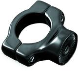 Kuryakyn 3116 - Side Mount License Plate Holder Clamp 86-17 Softails Gloss Black