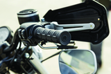 Kuryakyn 6673 - Dillinger Grips Dual Cable Satin Black