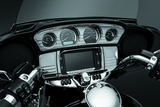 Kuryakyn 7240 - Deluxe Tri-Line Stereo Trim Kit 14-Up Touring Models Chrome