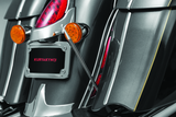 Kuryakyn 862 - Billet Antenna Round/Grooved Black & Raw